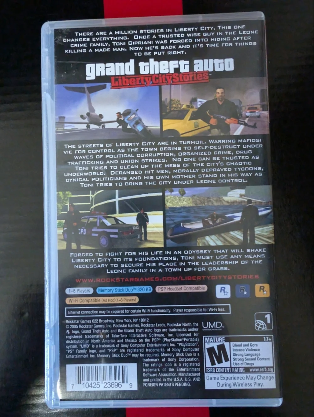 Grand Theft Auto: Liberty City Stories PSP Game